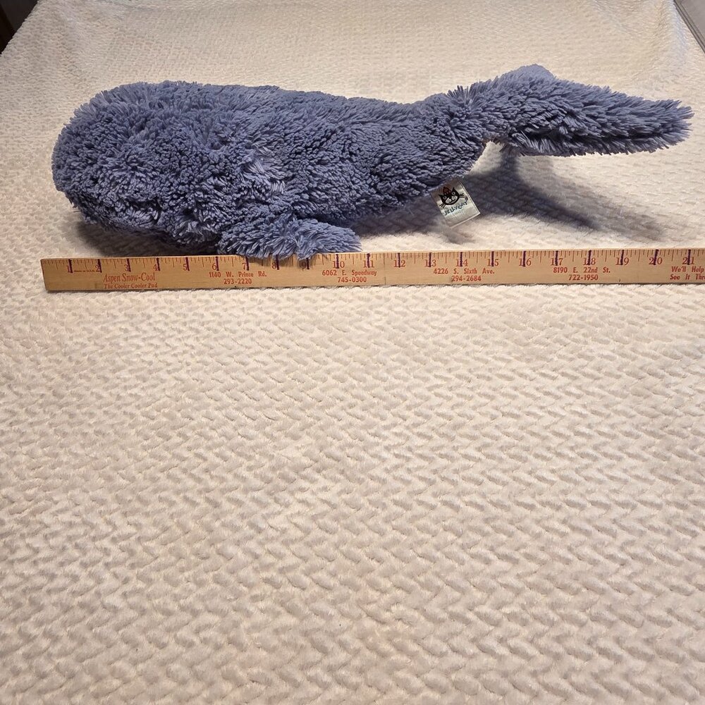 Nice Jellycat London Retired Wally Whale Plush Medium 18" Inches - Picture 4 of 4